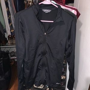 Eddie Bauer Black Zip Up